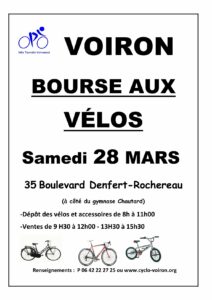 Lire la suite à propos de l’article Bourse aux vélos du VTV